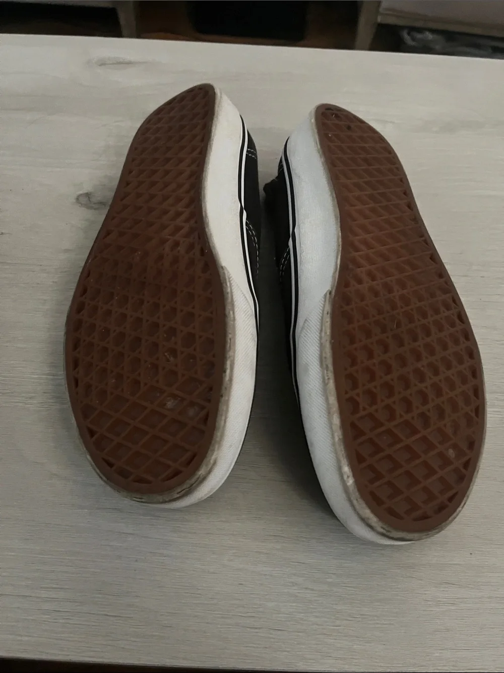 Vans Black Canvas Low-Top Sneakers with White Laces